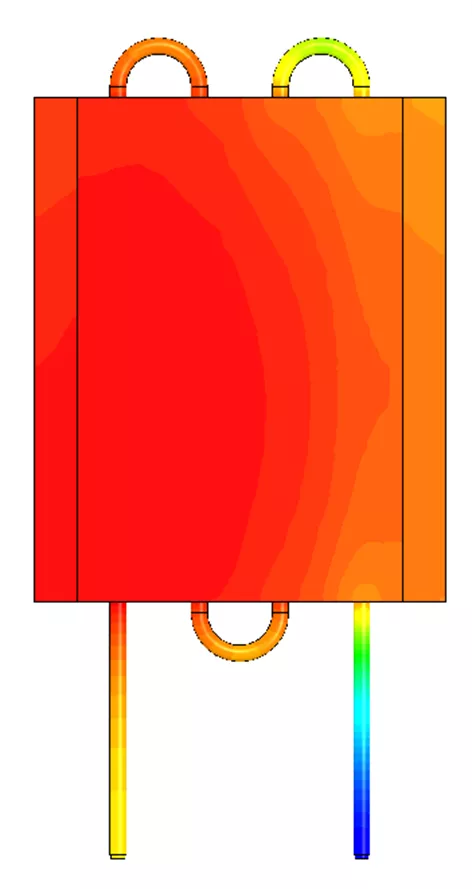 温度表面云图的梯度变得清晰可见