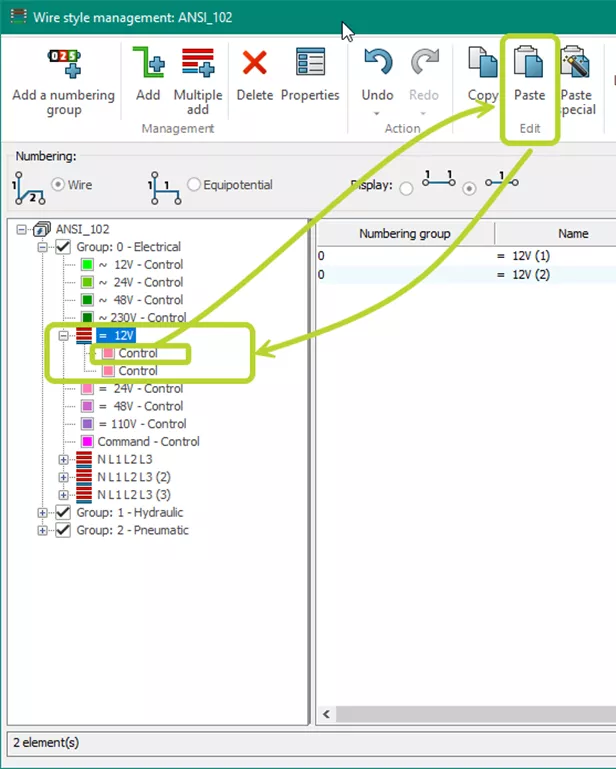 会创建多导线类型