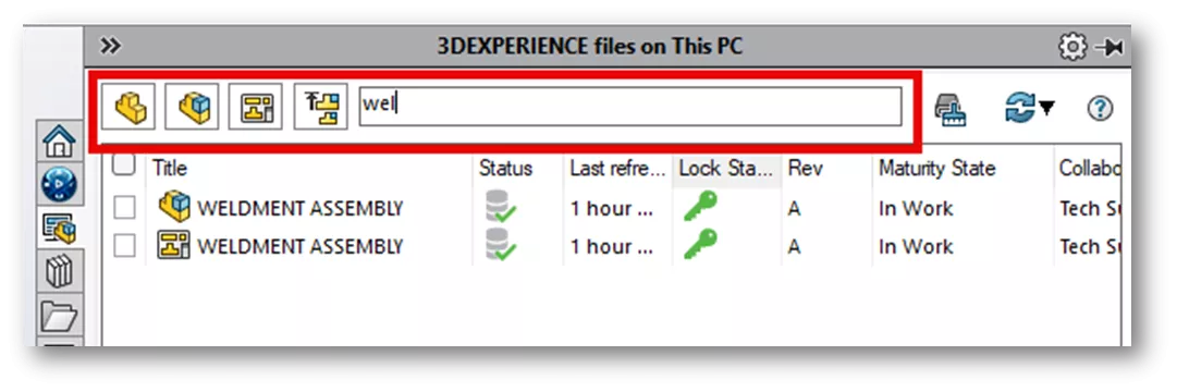 本地缓存选项卡内自带筛选功能