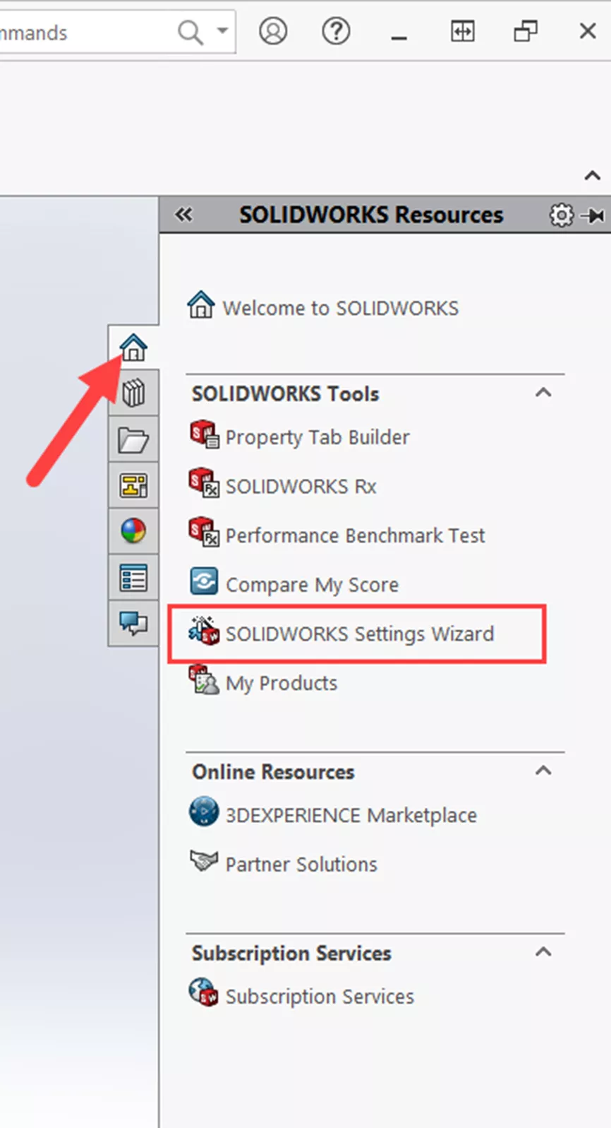 SOLIDWORKS 设置向导简易使用指南