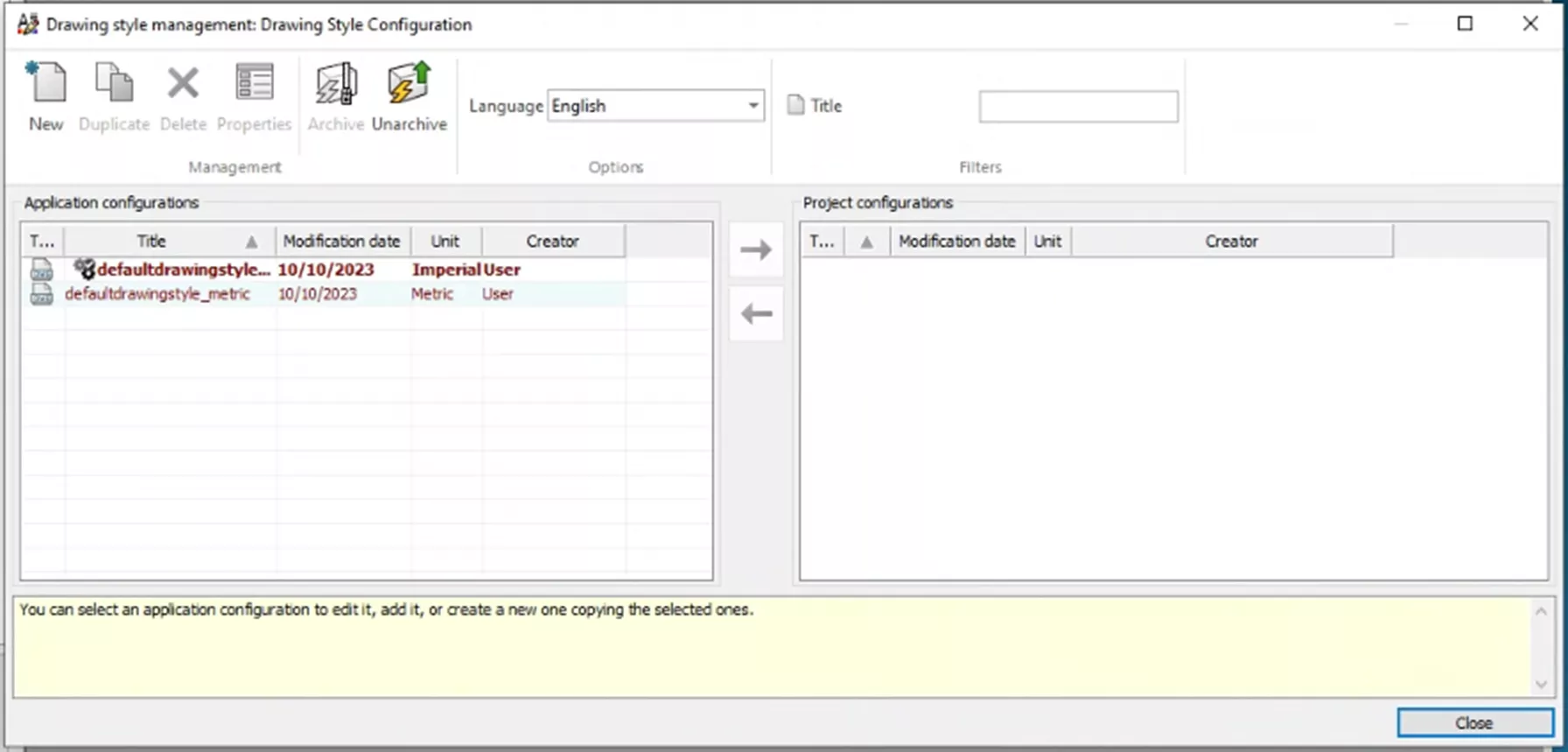 应用配置与项目配置