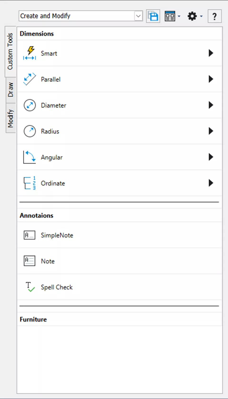 在图块结构面板中选中目标图块（如会议桌），使其在绘图区高亮显示