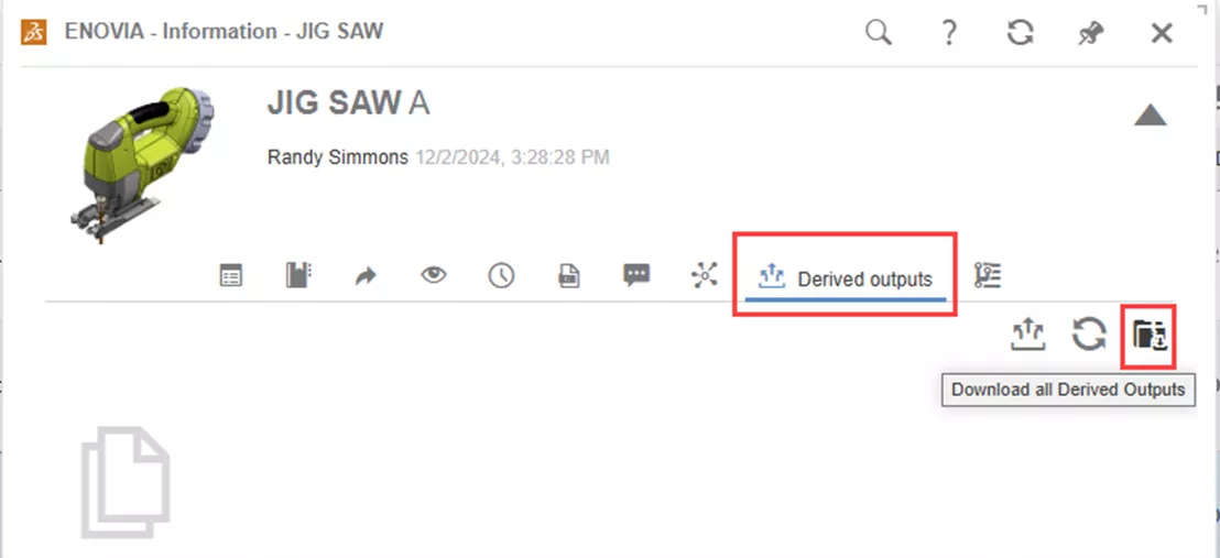 点击下载所有派生输出文件（Download All Derived Outputs） 按钮