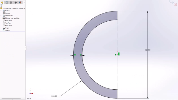 与两个偏移草图配合空心草图使用的草图