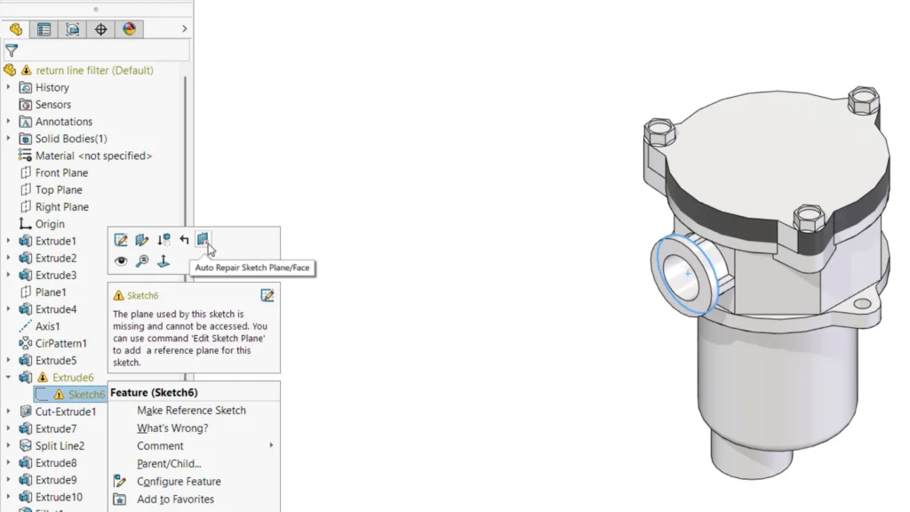 SOLIDWORKS 即将推出智能参考修复功能