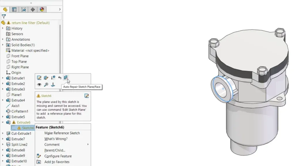 SOLIDWORKS 即将推出智能参考修复功能