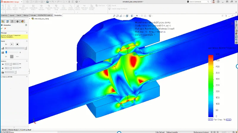 SOLIDWORKS Simulation 即将推出增强功能：螺栓预紧力可渐进式施加，而非一次性加载