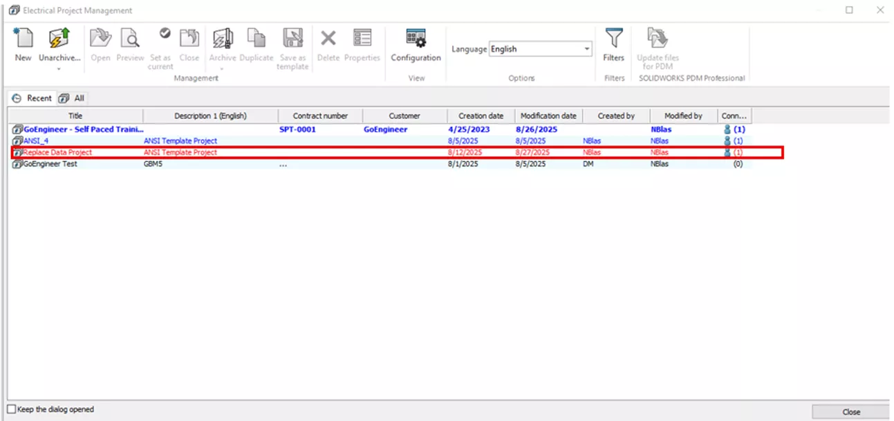 图 2：被其他用户打开的项目