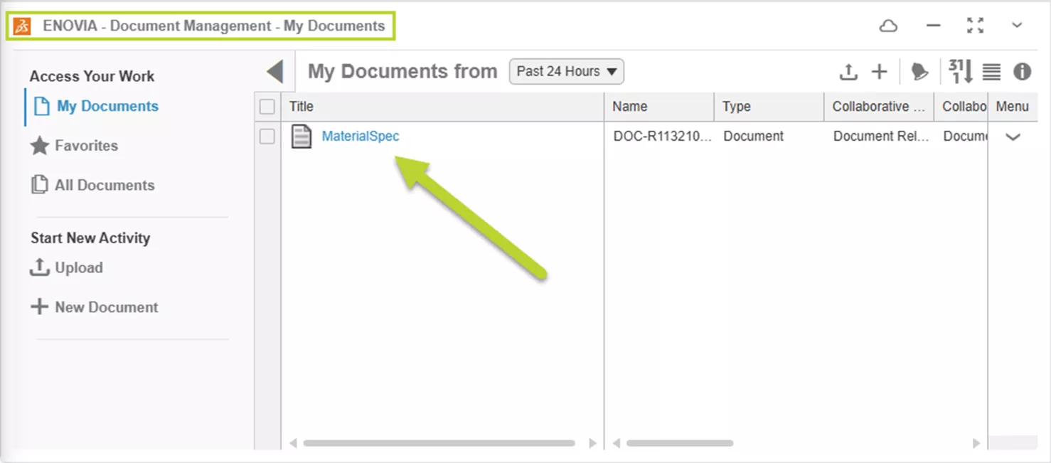 你可以使用文档管理器应用，单击文档名称查看