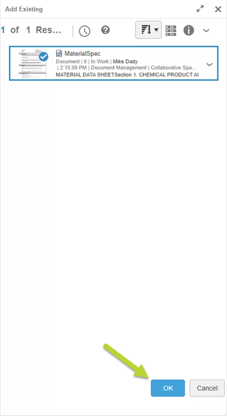 选中目标文件，单击确定。