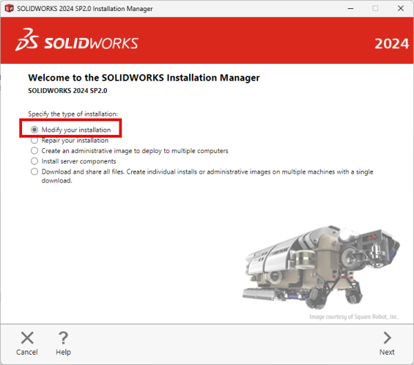 SOLIDWORKS 2024 SP2.0 安装管理员