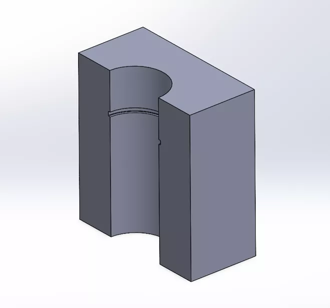气体用与液体用端面静密封槽的创建流程完全一致。