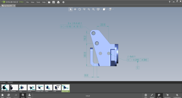 3D模型注释和视图可以导出并直接在eDrawing中查看
