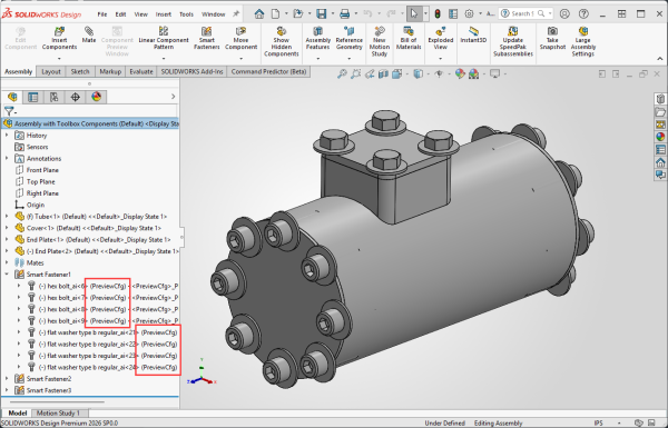 如何修复 SOLIDWORKS Toolbox 标准件尺寸错误的问题