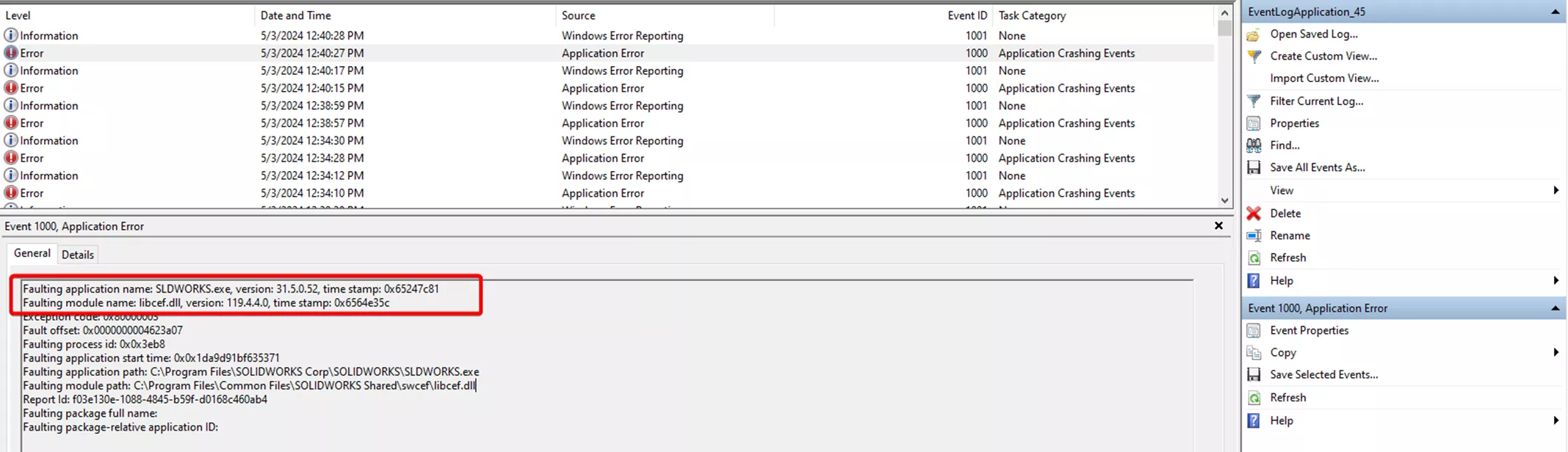 SOLIDWORKS CEF如何解决故障模块libcef.dll错误? SOLIDWORKS CEF如何解决故障模块libcef.dll错误?