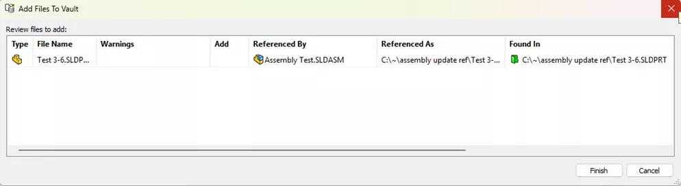 SOLIDWORKS PDM中将文件添加至库 SOLIDWORKS PDM中将文件添加至库