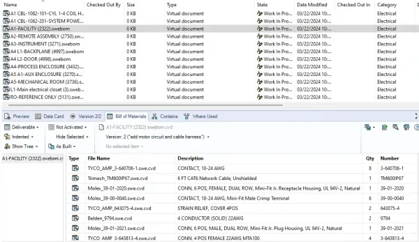 SOLIDWORKS PDM 文件资源管理器界面 SOLIDWORKS PDM 文件资源管理器界面