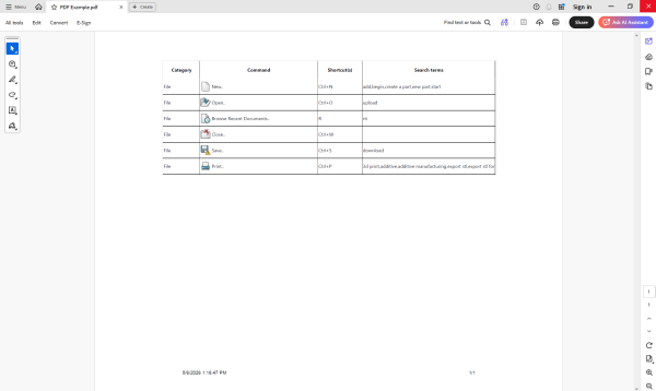 SOLIDWORKS 键盘快捷键 PDF 文档 SOLIDWORKS 键盘快捷键 PDF 文档