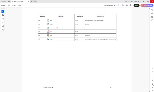 SOLIDWORKS 键盘快捷键 PDF 文档 SOLIDWORKS 键盘快捷键 PDF 文档