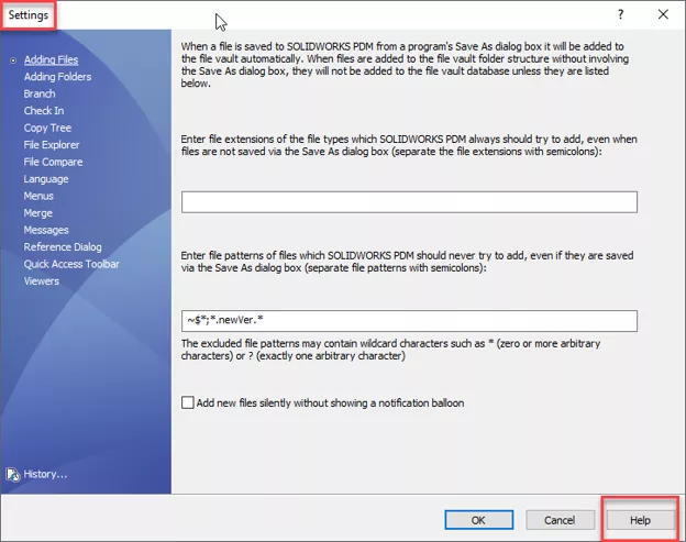 SOLIDWORKS PDM 选项设置优化建议