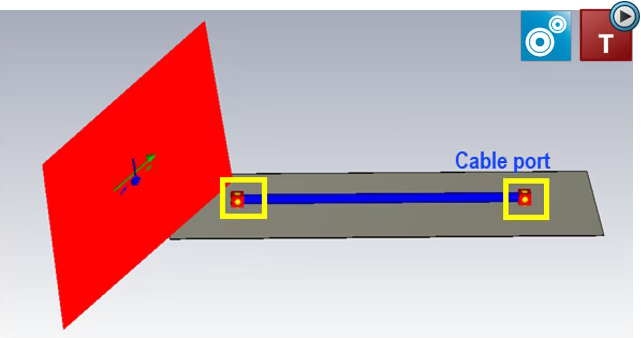 Cable辐射抗扰度RS仿真