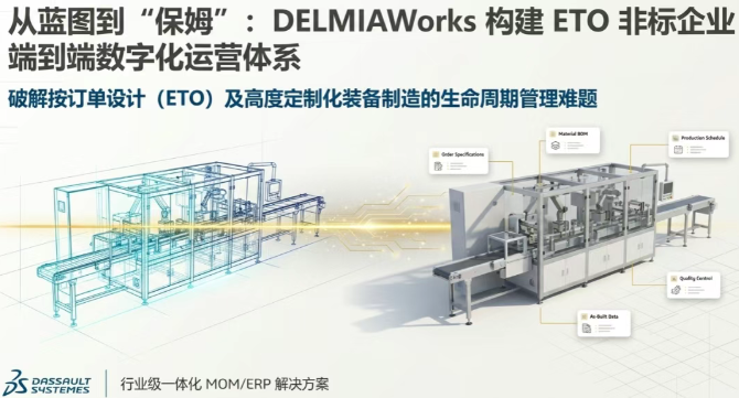 专为ETO定制：DELMIAWorks搭建非标企业端到端数字化体系