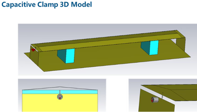 容性耦合夹3D建模