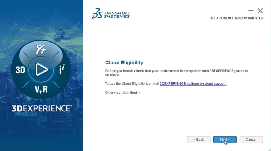 3DEXPERIENCE 云端环境适配检测界面 3DEXPERIENCE 云端环境适配检测界面