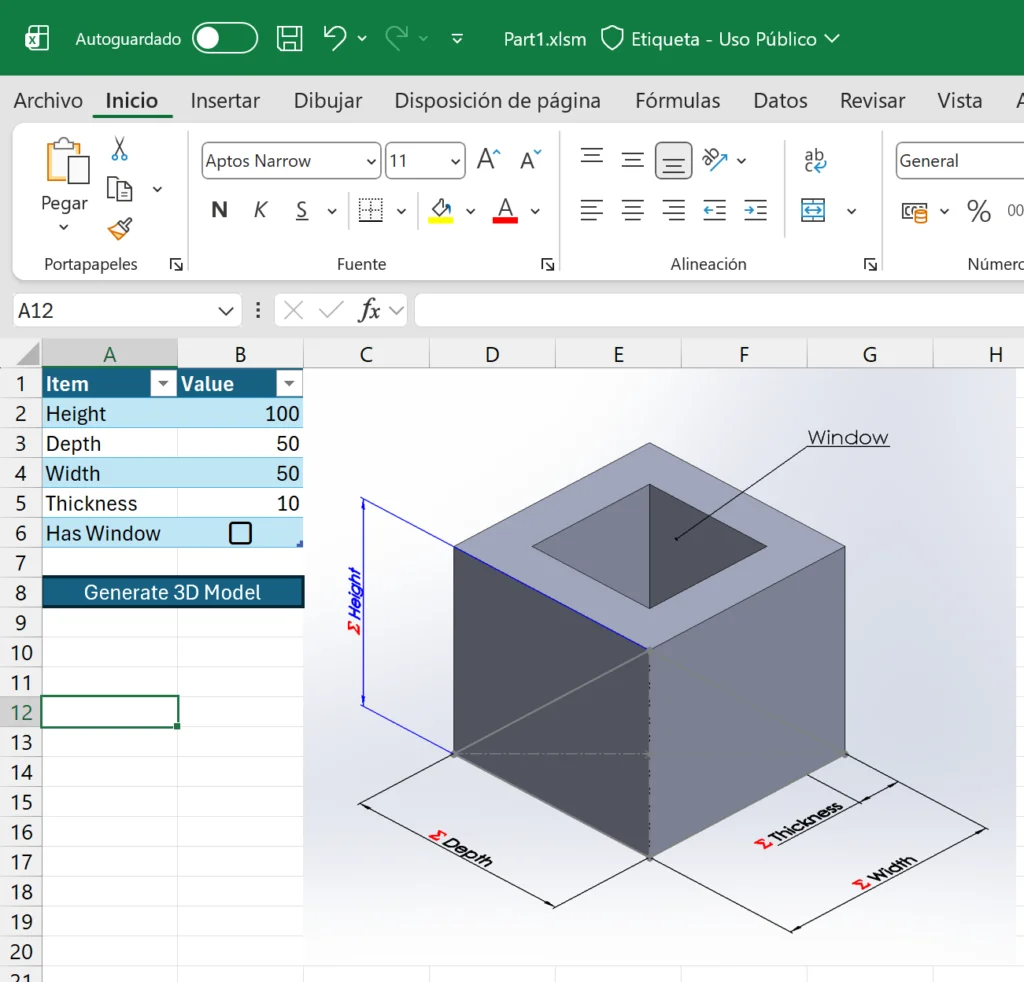 Excel 配置器界面示例 Excel 配置器界面示例