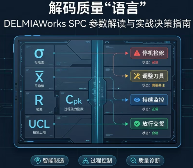 解码质量“语言”：DELMIAWorks SPC 参数解读指南