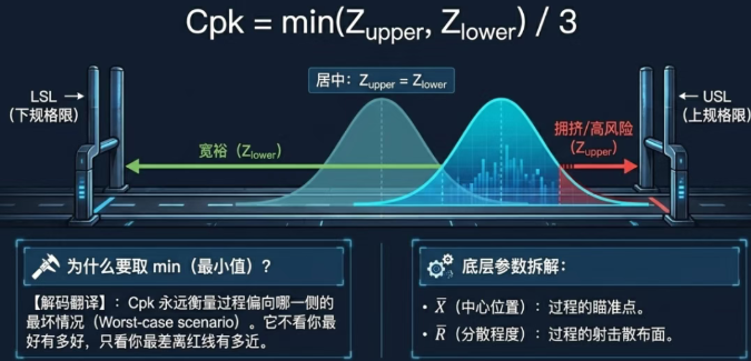 Cpk(过程能力指数)——最核心的“体检指标” Cpk(过程能力指数)——最核心的“体检指标”