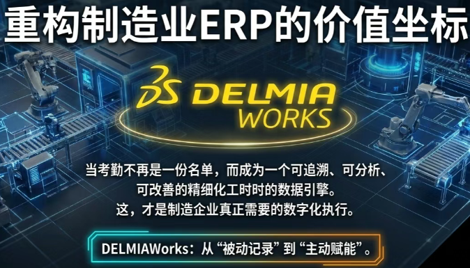 DELMIAWorks 通过安全权限设置对十种打卡类型进行区分管理 DELMIAWorks 通过安全权限设置对十种打卡类型进行区分管理