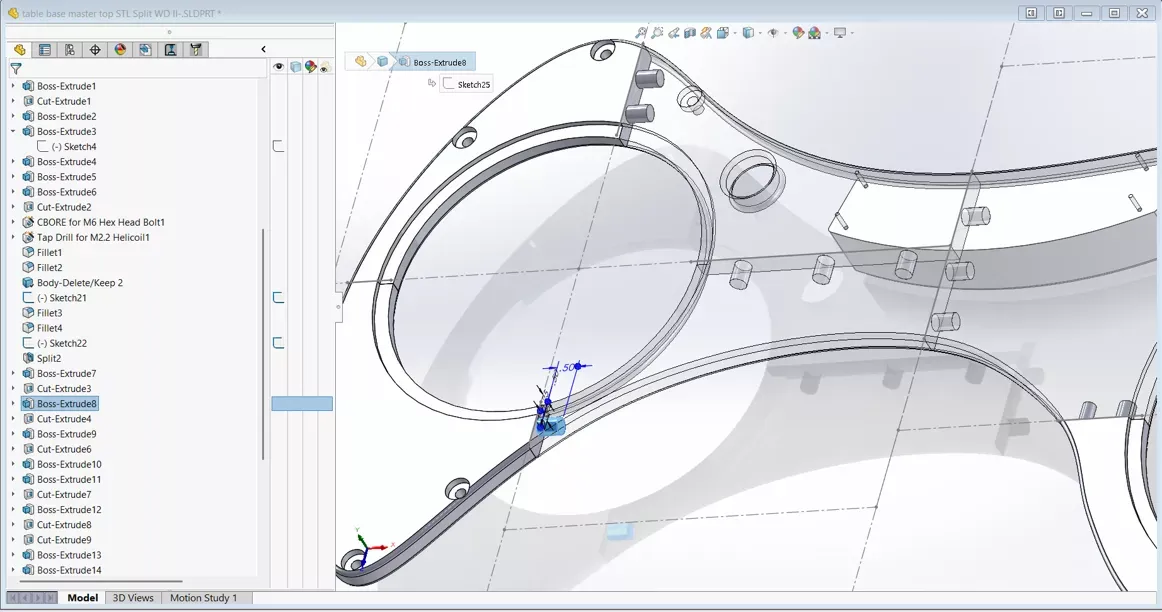 汉氏光环双显示器增高架 SOLIDWORKS 模型 汉氏光环双显示器增高架 SOLIDWORKS 模型