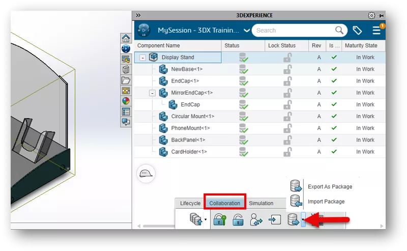3DEXPERIENCE SOLIDWORKS 导入导出数据包入门界面 3DEXPERIENCE SOLIDWORKS 导入导出数据包入门界面