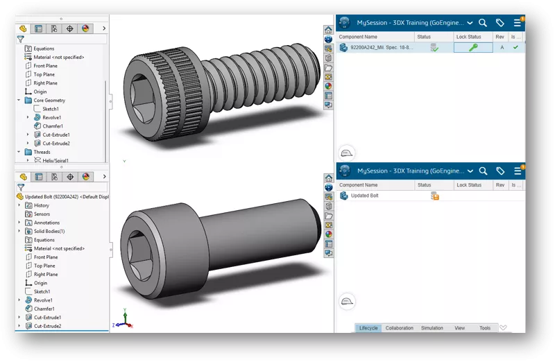 3DEXPERIENCE SOLIDWORKS 替换内容功能入口示意图 3DEXPERIENCE SOLIDWORKS 替换内容功能入口示意图