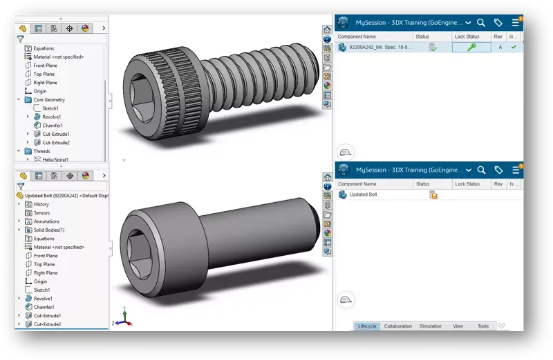 3DEXPERIENCE SOLIDWORKS 替换内容功能入口示意图 3DEXPERIENCE SOLIDWORKS 替换内容功能入口示意图