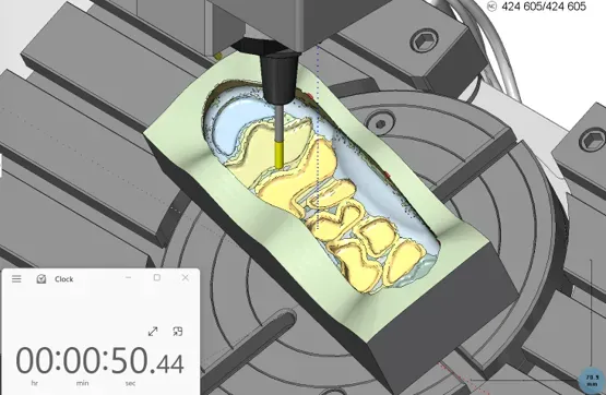 SolidCAM 2025 SP5 GPU 加速仿真 SolidCAM 2025 SP5 GPU 加速仿真