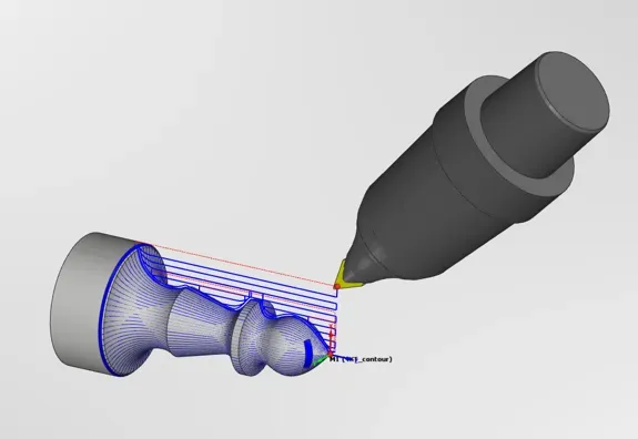 SolidCAM 粗加工与精加工工序示意 SolidCAM 粗加工与精加工工序示意