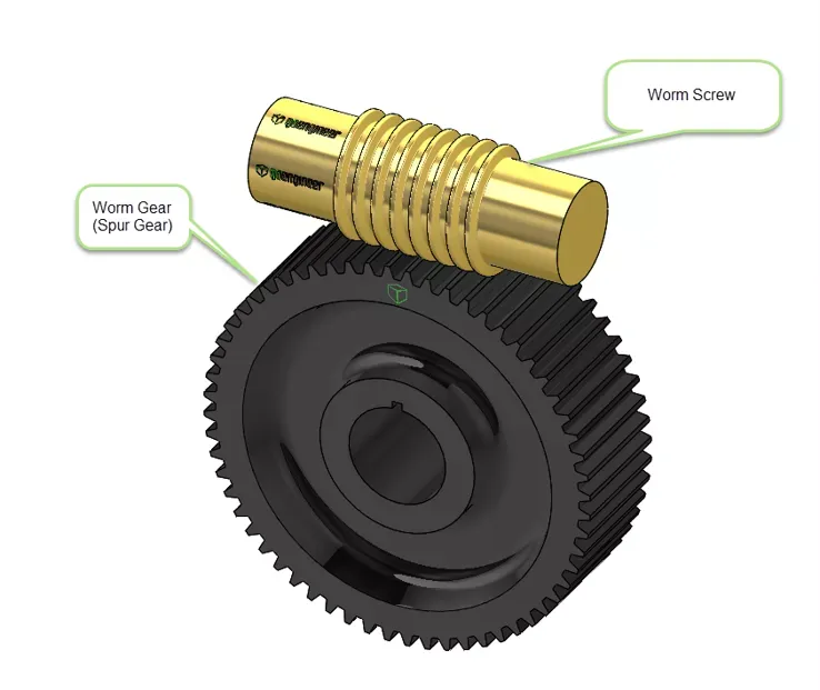 SOLIDWORKS 装配中利用齿轮配合功能装配蜗杆与蜗轮教程