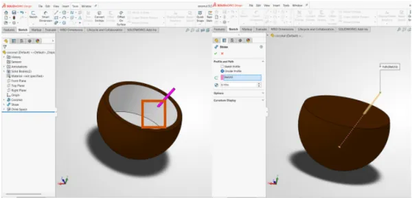 SOLIDWORKS 特征排序错误导致吸管模型缺失一段实体 SOLIDWORKS 特征排序错误导致吸管模型缺失一段实体
