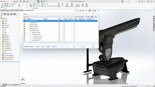 使用SOLIDWORKS PDM 2025查看缓存数据 使用SOLIDWORKS PDM 2025查看缓存数据