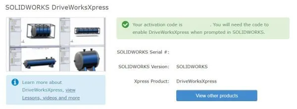 访问DriveWorksXpress激活码