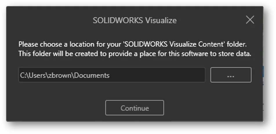SOLIDWORKS Visualize 恢复出厂设置完成界面