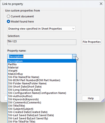 SOLIDWORKS 工程图链接注释使用教程
