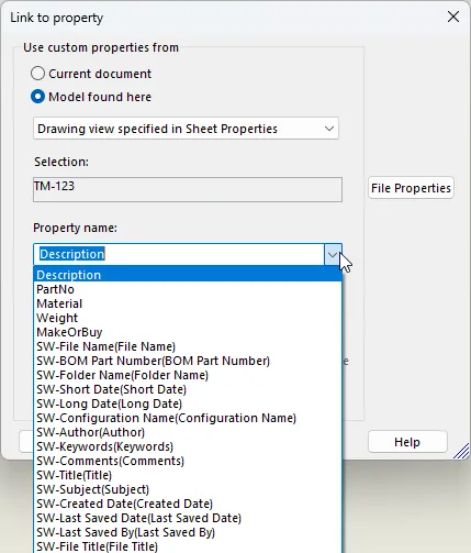 SOLIDWORKS 工程图链接注释使用教程