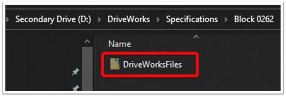 DriveWorksFiles 文件夹与配置方案底层逻辑 DriveWorksFiles 文件夹与配置方案底层逻辑