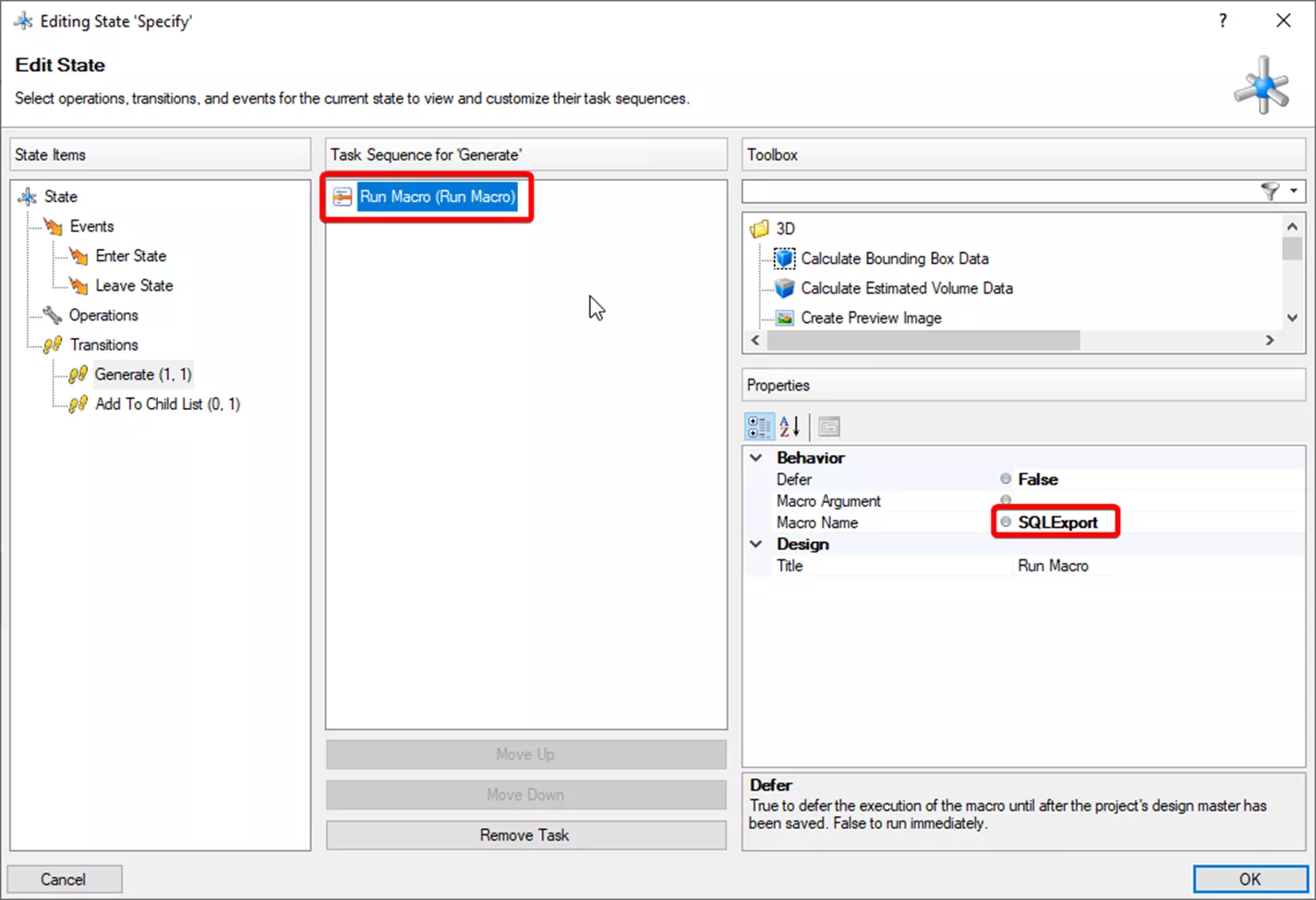 DriveWorks Pro SQL 追踪配置方案流程界面 DriveWorks Pro SQL 追踪配置方案流程界面