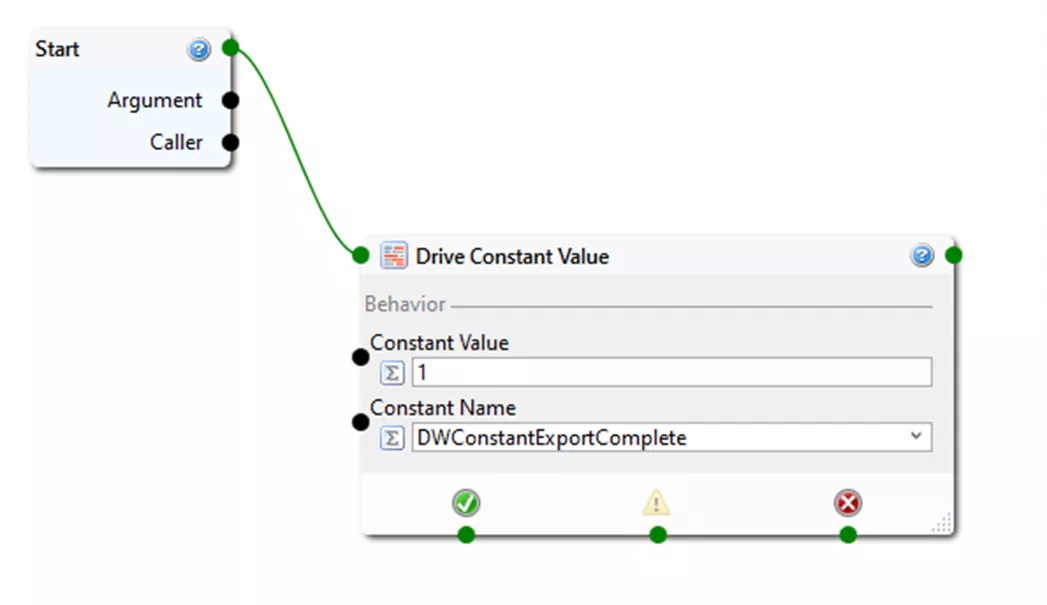 DriveWorks 配置 SQL 数据表自动写入流程界面 DriveWorks 配置 SQL 数据表自动写入流程界面