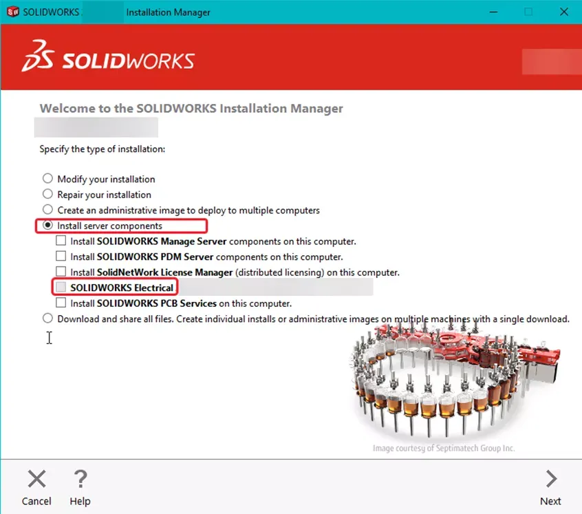 SOLIDWORKS Electrical 服务器迁移操作指南界面