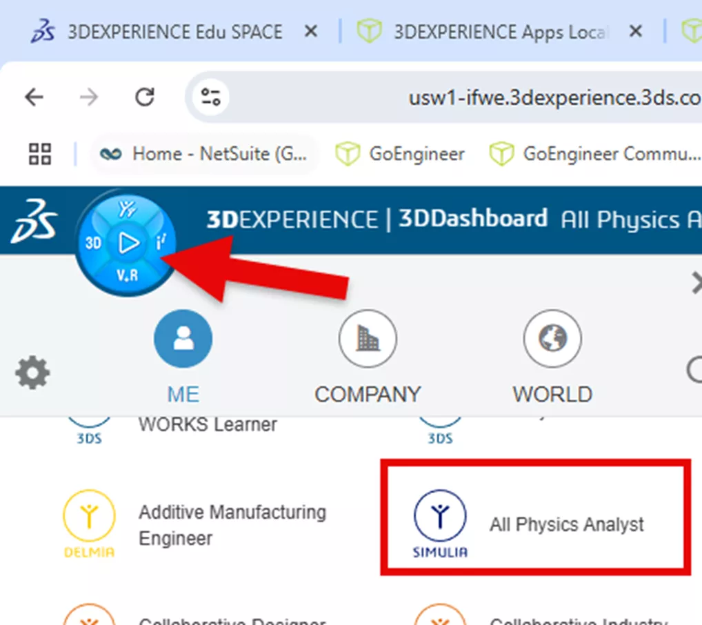 3DEXPERIENCE 平台全物理仿真分析师角色入口 3DEXPERIENCE 平台全物理仿真分析师角色入口